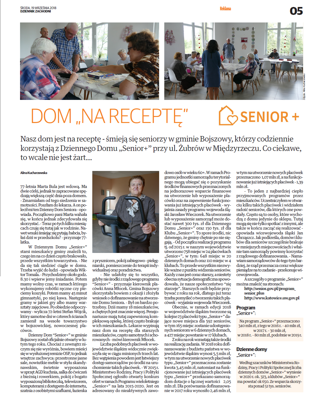 dom na recepte senior